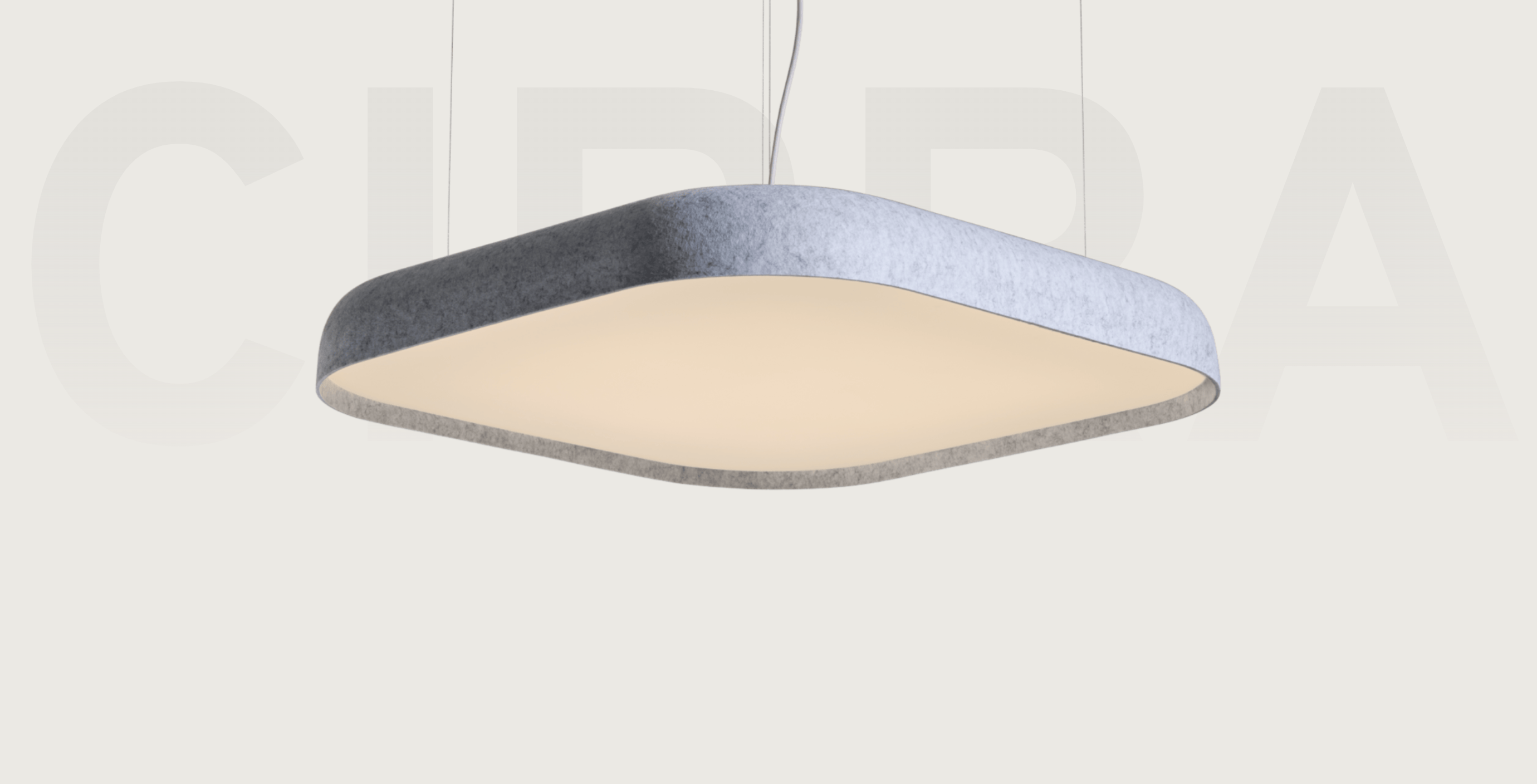 Cirra Luminaire from Eureka Lighting Features Distinctive Sound Absorbing Design